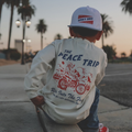 THE PEACE TRIP LONG SLEEVE TEE - WHITE