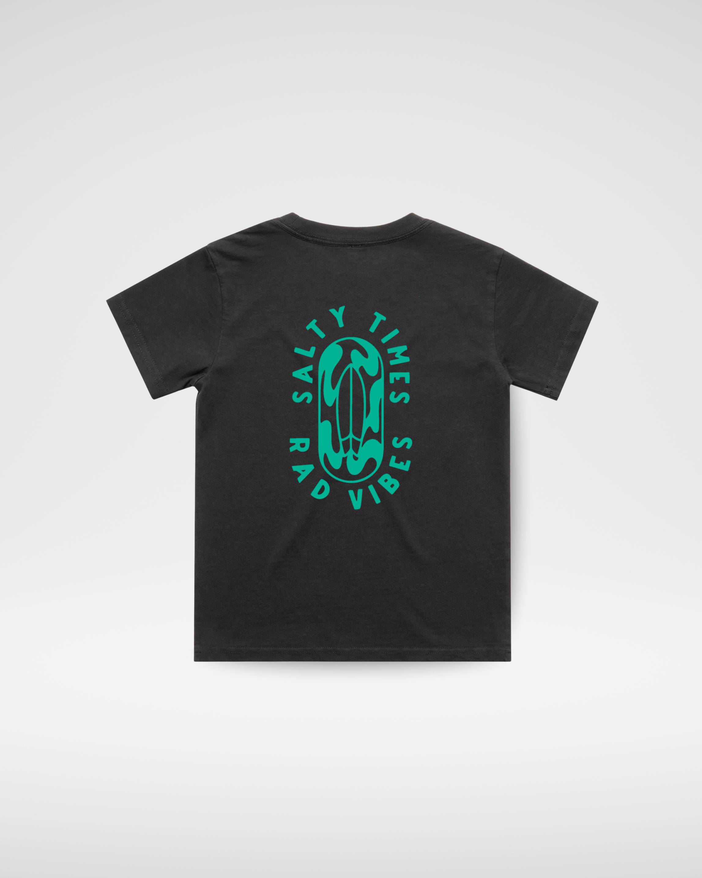 SALTY TIMES TEE - BLACK
