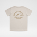 THE SPEED SUPPLY TEE - CREAM